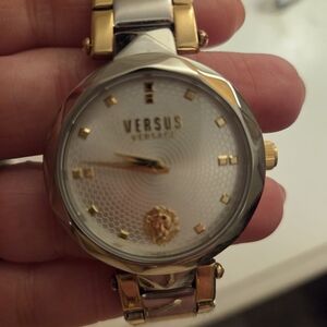 Versus Versace Gold and Silver Watch